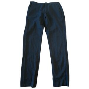 Sandro Paris Black 100% Virgin Wool Tailored Straight Leg Trousers Size 40 FR